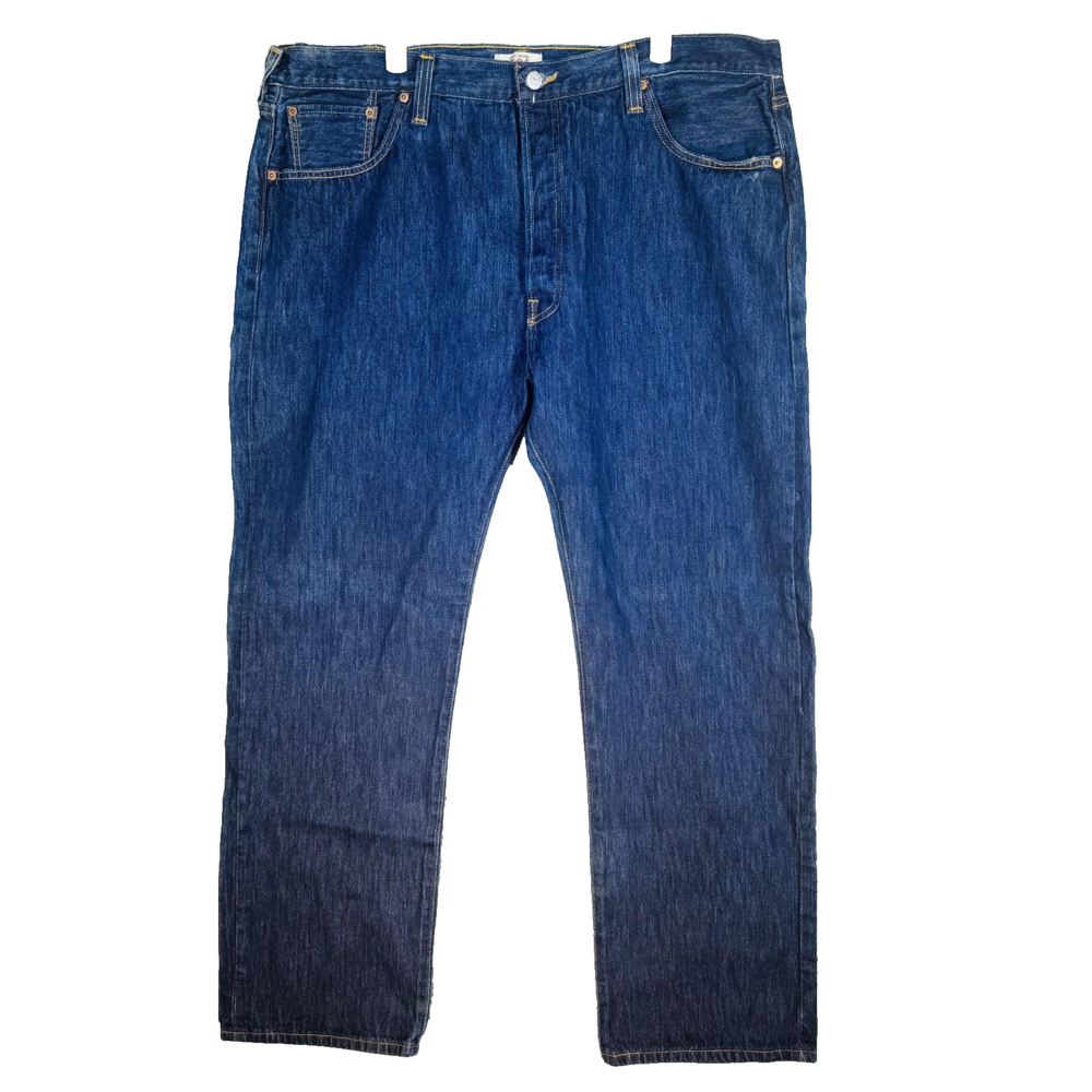 Vintage Levi’s 501 Jeans Men’s 42x32 Blue Dark Wash Button Fly Straight Leg